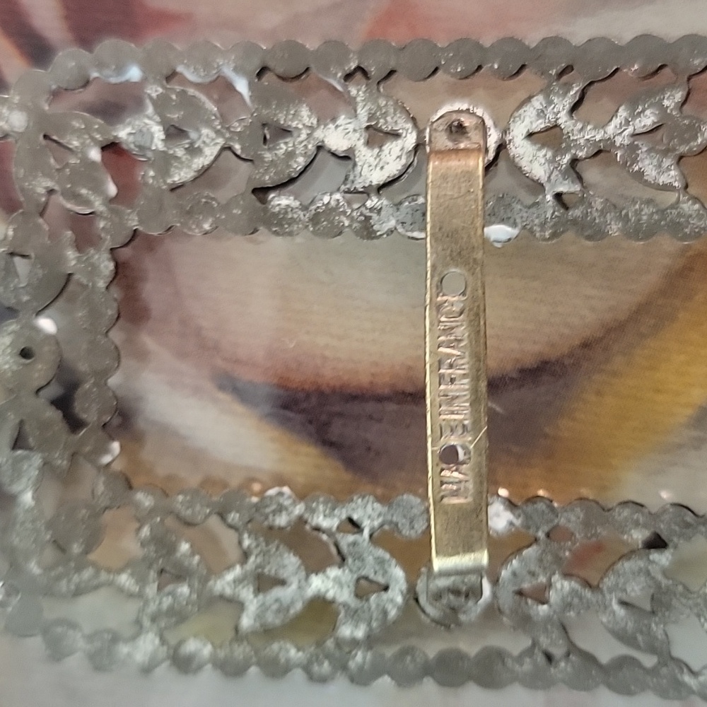 MADE IN FRANCE SILVERTONE SHOE  CLIPS BUCKLES. - Picture 5 of 5